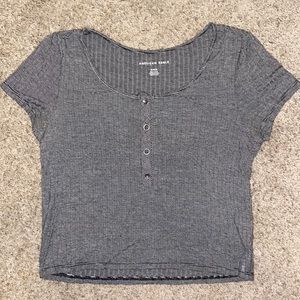 Striped Crop Top (AMERICAN EAGLE)